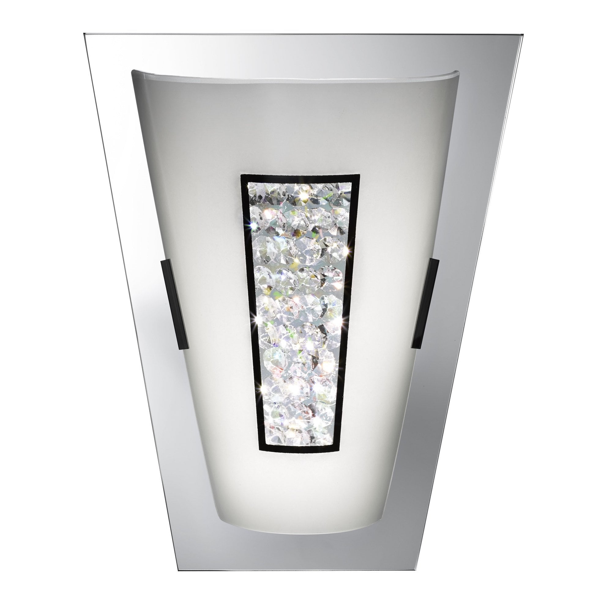 Bathroom Crystal Wall Light In Polished Chrome Finish IP44 3773-IP