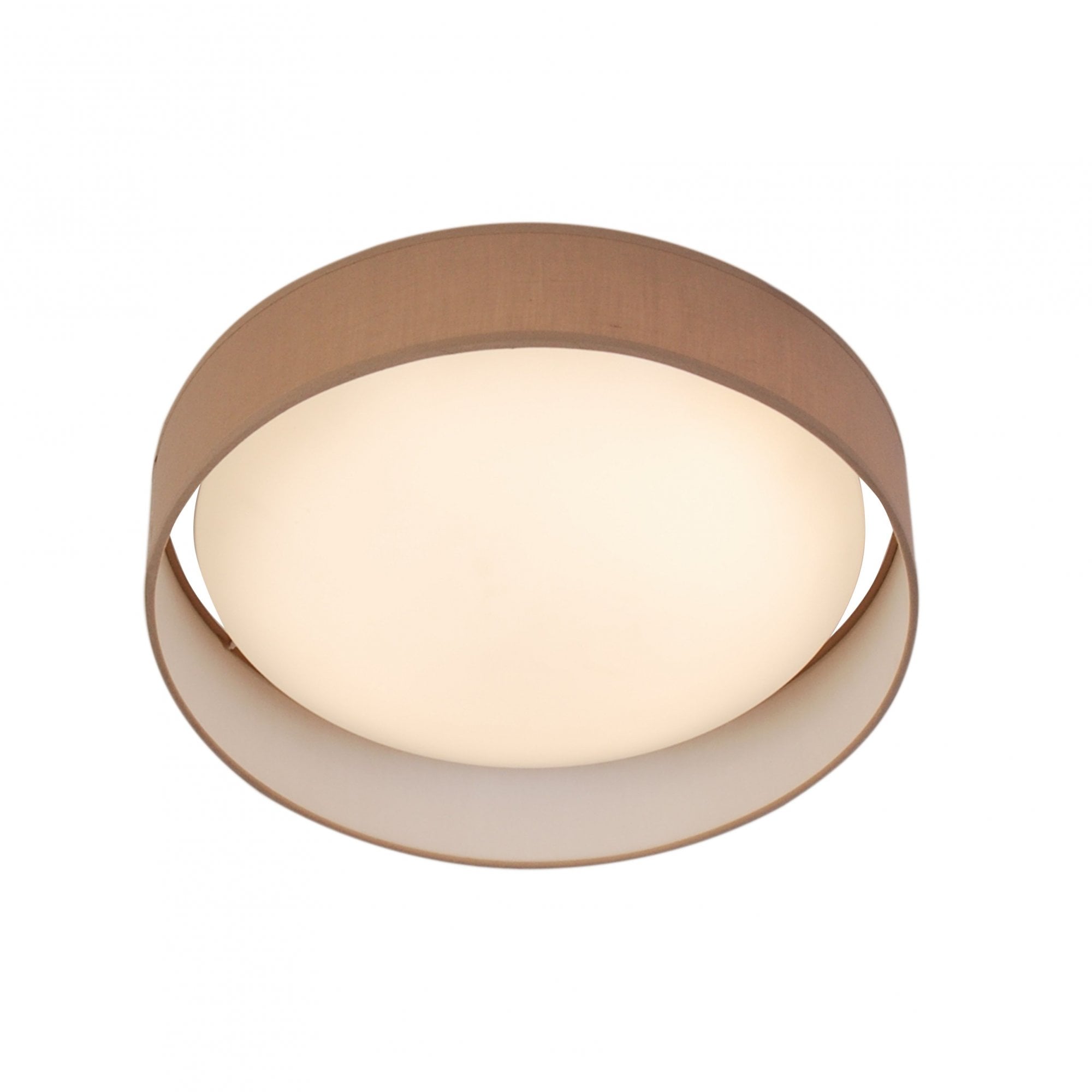Gianna Modern Medium Flush Ceiling Light In Brown Finish 9371-50BR