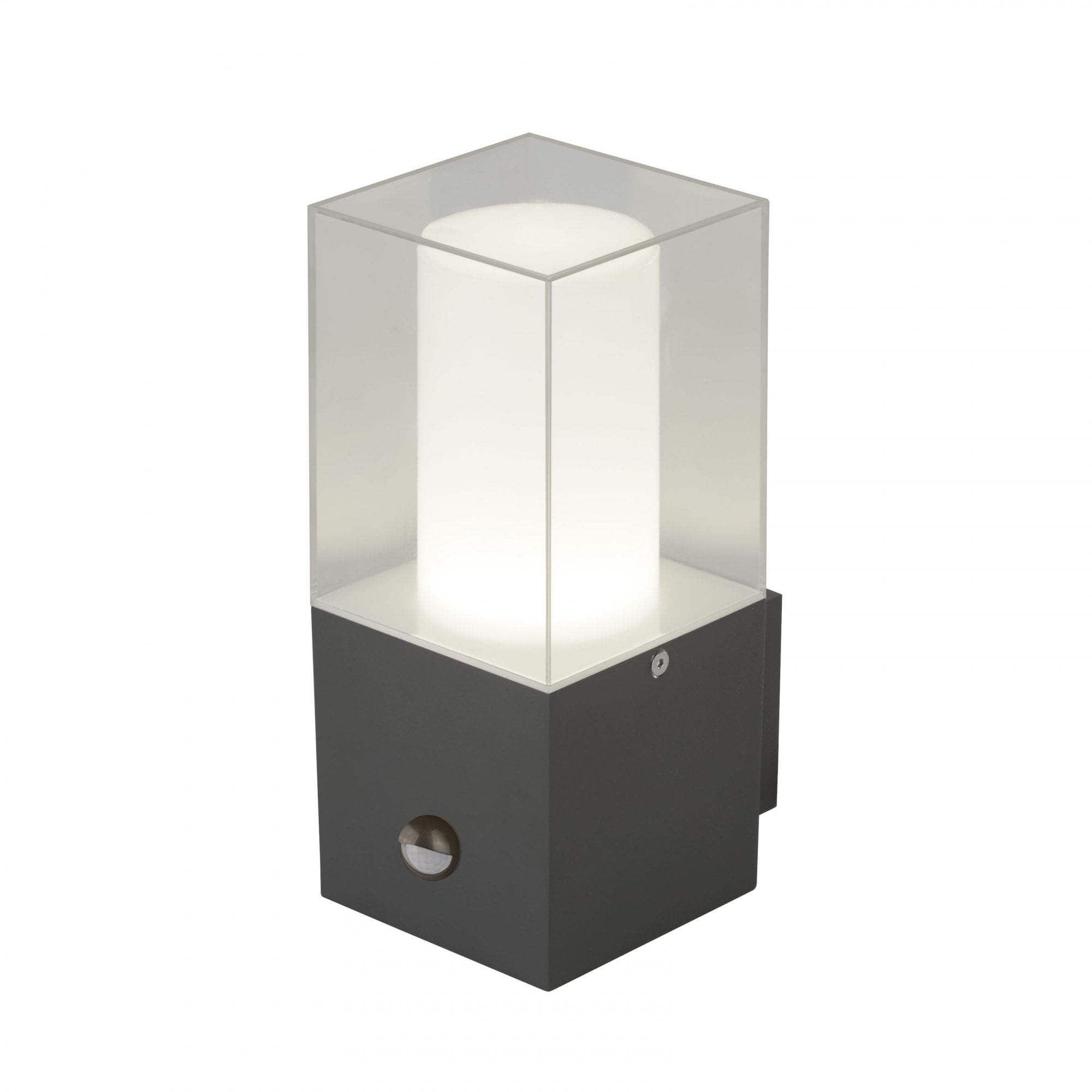 Outdoor LED Wall Light In Grey Finish With PC Diffuser With Sensor IP44 2581GY