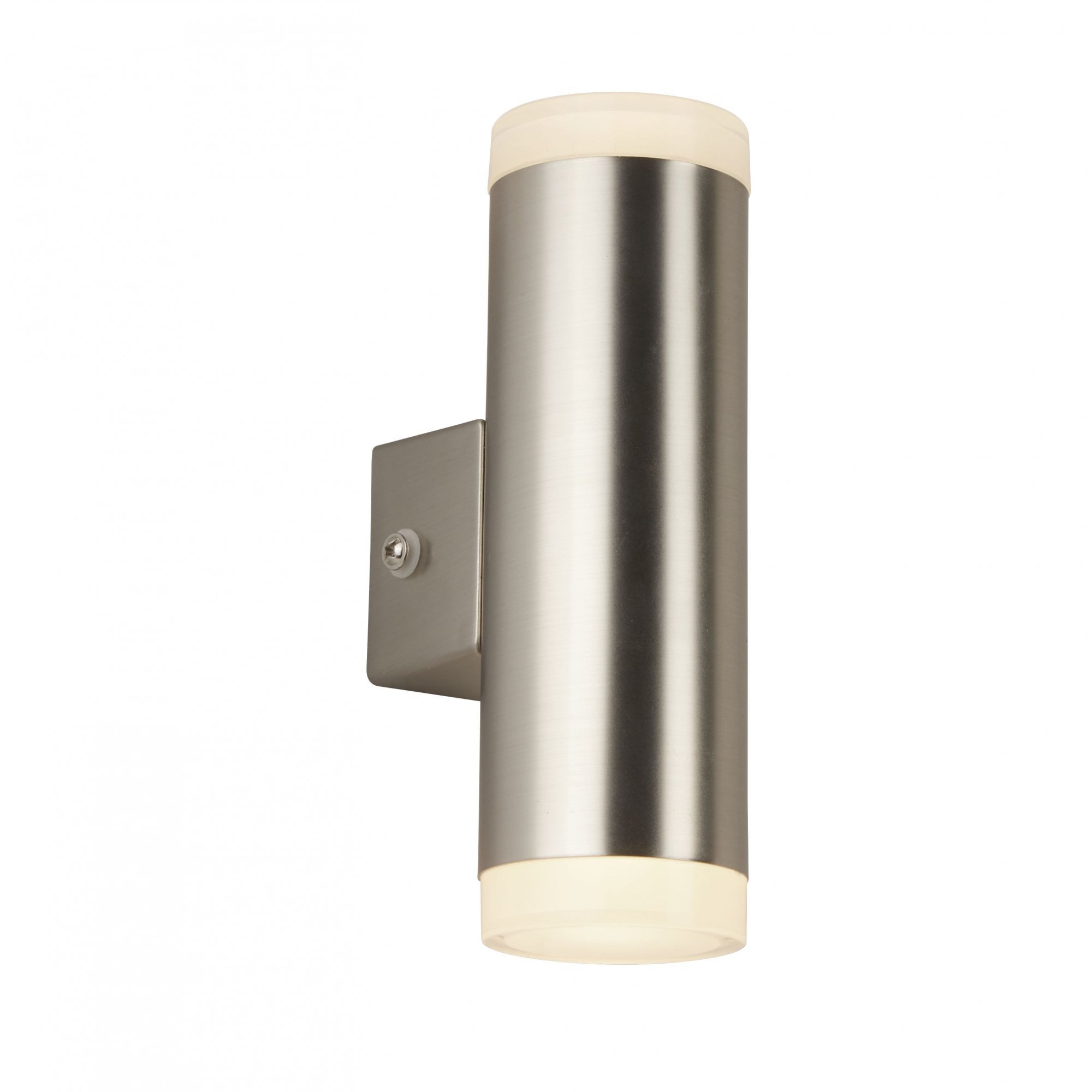 Outdoor LED Up And Down Wall Light In Satin Nickel Finish IP44 2100SN