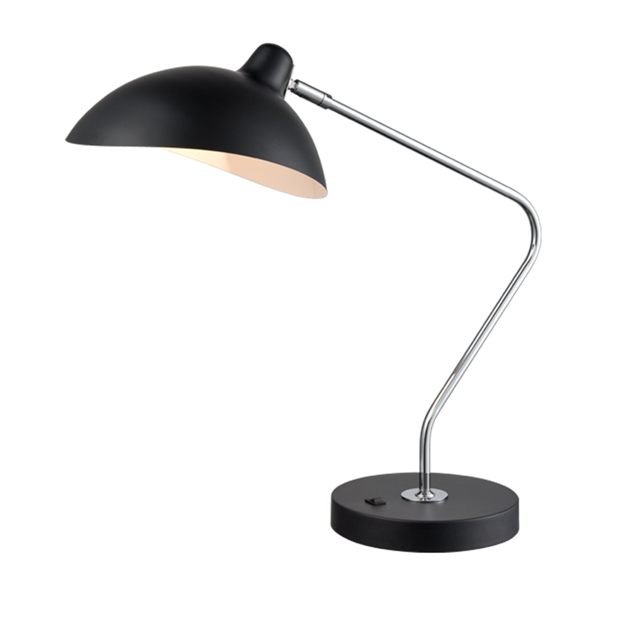 Modern Desk Lamp In Matt Black Finish T516