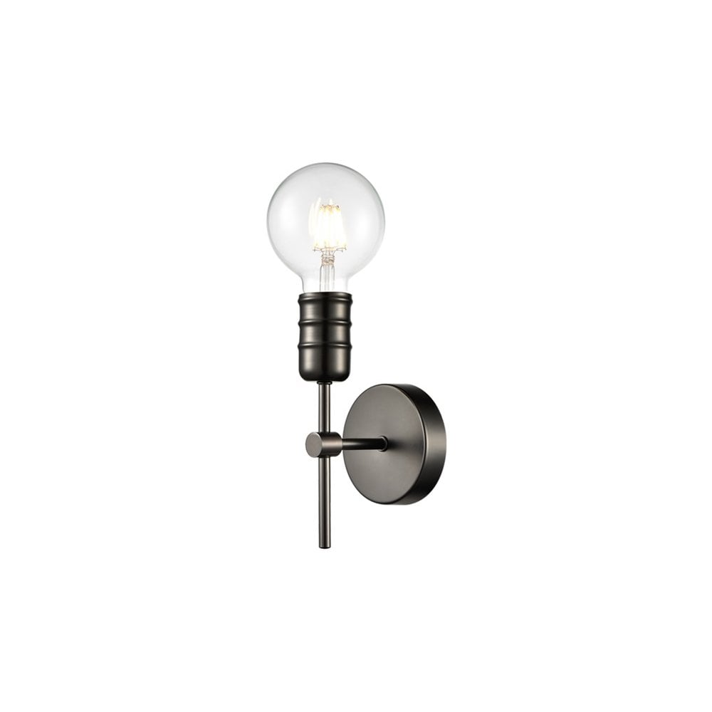 Impact Industrial Wall Light In Gunmetal Finish FL2408-1