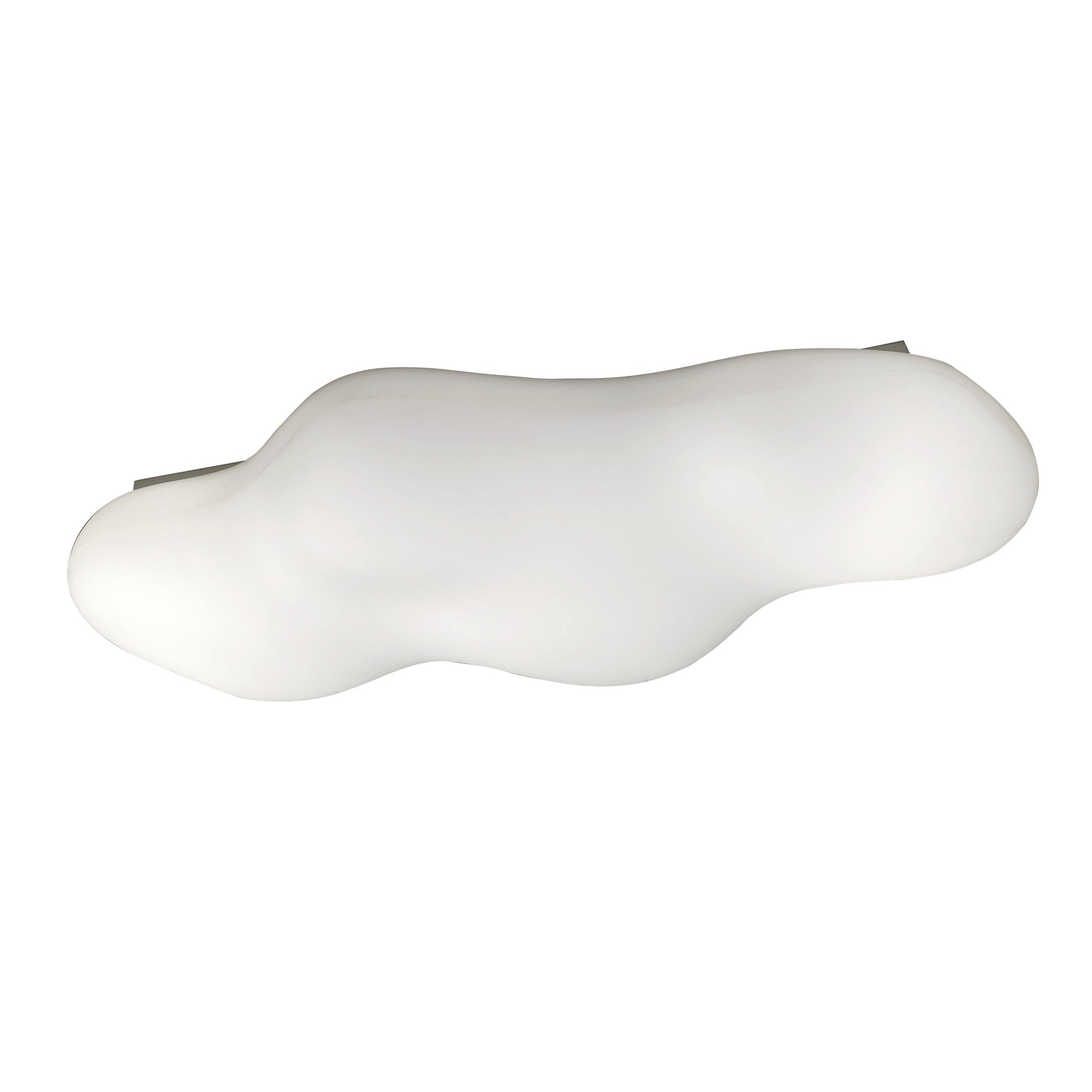 Eos Cloud Shape 6 Light Flush Ceiling Light In White Finish IP44 M1881