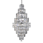 Empire 13 Light Tiered Crystal Chandelier in Chrome Finish 1500CC