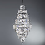 Empire 13 Light Tiered Crystal Chandelier in Chrome Finish 1500CC