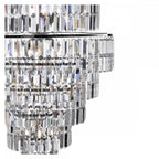 Empire 13 Light Tiered Crystal Chandelier in Chrome Finish 1500CC