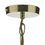 Suri Elegant Ceiling Pendant Light In Antique Brass Finish SUR0108