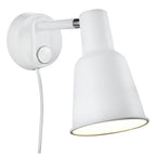 Patton Modern Dimmable Wall Light In White Finish 84471001