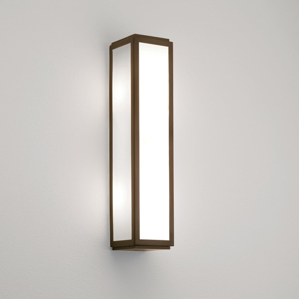 Mashiko 360 Classic Bathroom Wall Light In Bronze Finish IP44 1121055