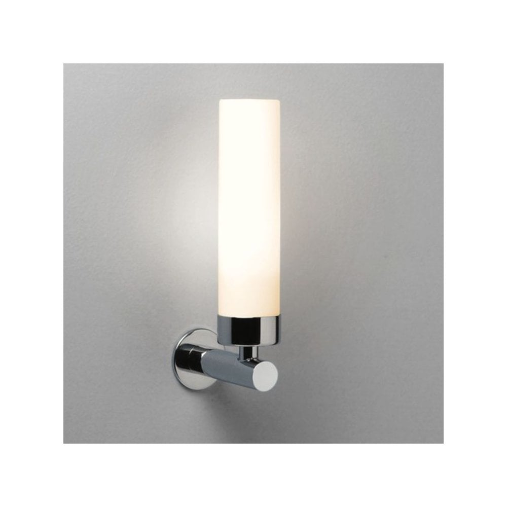 Tube Bathroom Wall Light In Polished Chrome Finish IP44 1021001