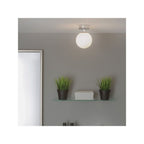 Denver Bathroom Flush Ceiling Light In Polished Chrome Finish IP44 1038001