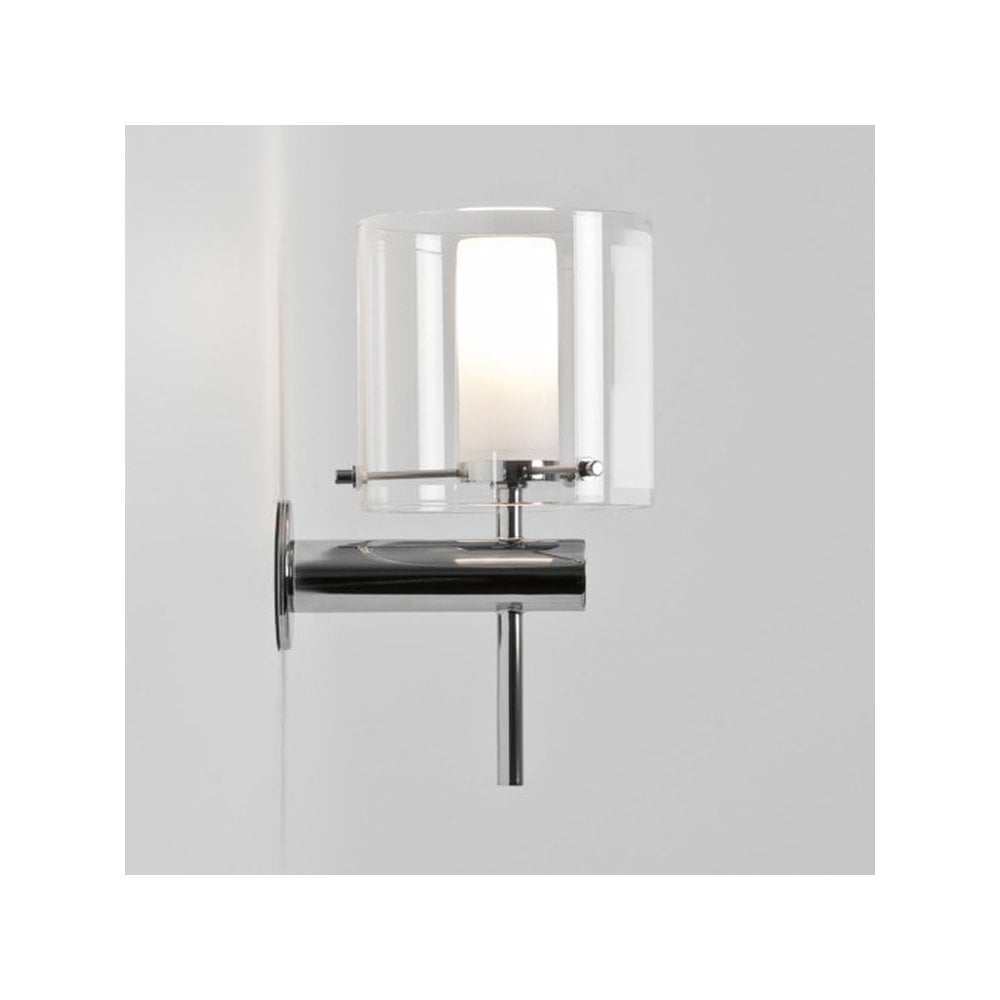 Arezzo Bathroom Wall Light In Polished Chrome Finish IP44 1049001