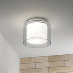 Arezzo Bathroom Flush Ceiling Light In Polished Chrome Finish IP44 1049003
