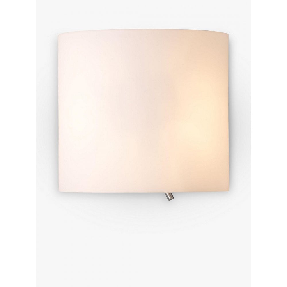 Lupa Contemporary Wall Light With White Glass Shade 1074001