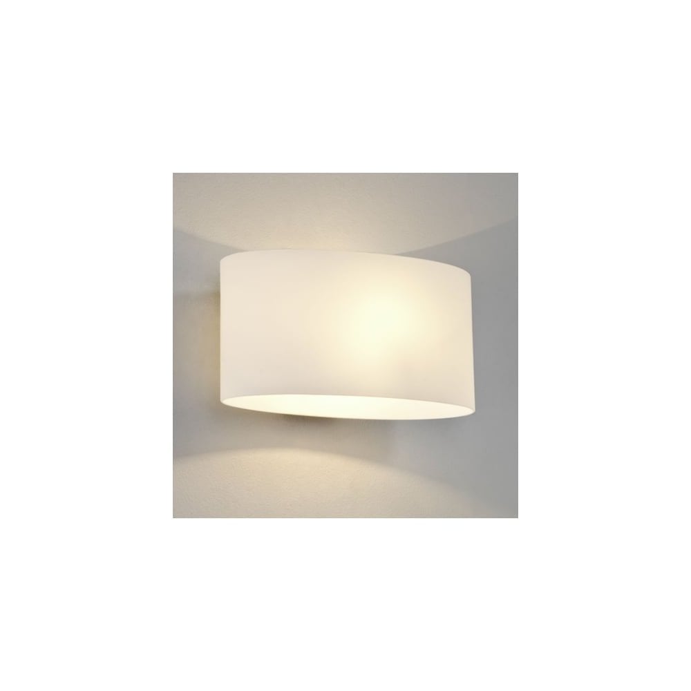 Tokyo Stylish Wall Light With White Glass Shade 1089001