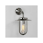 Montparnasse Outdoor Wall Lantern In Polished Nickel Finish IP44 1096001