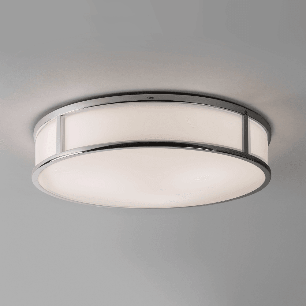 Mashiko 400 3 Light Flush Bathroom Ceiling Light Polished Chrome Finish 1121026