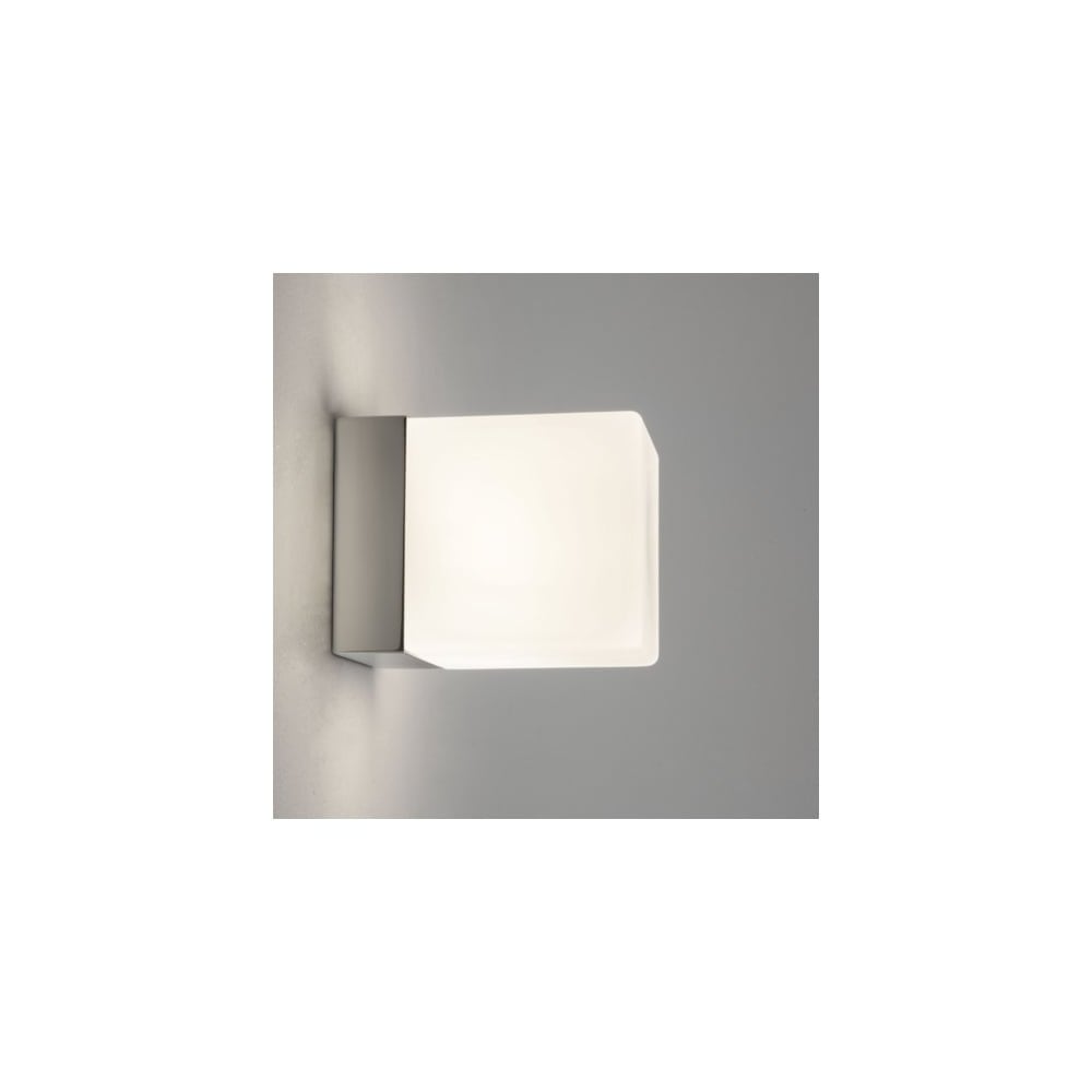 Cube Dimmable Bathroom Wall Light In Polished Chrome Finish IP44 1140001