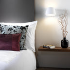 Koza Modern Wall Light In Plaster Finish 1155001