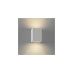 Mosto Contemporary Square Wall Light In Plaster Finish 1173001