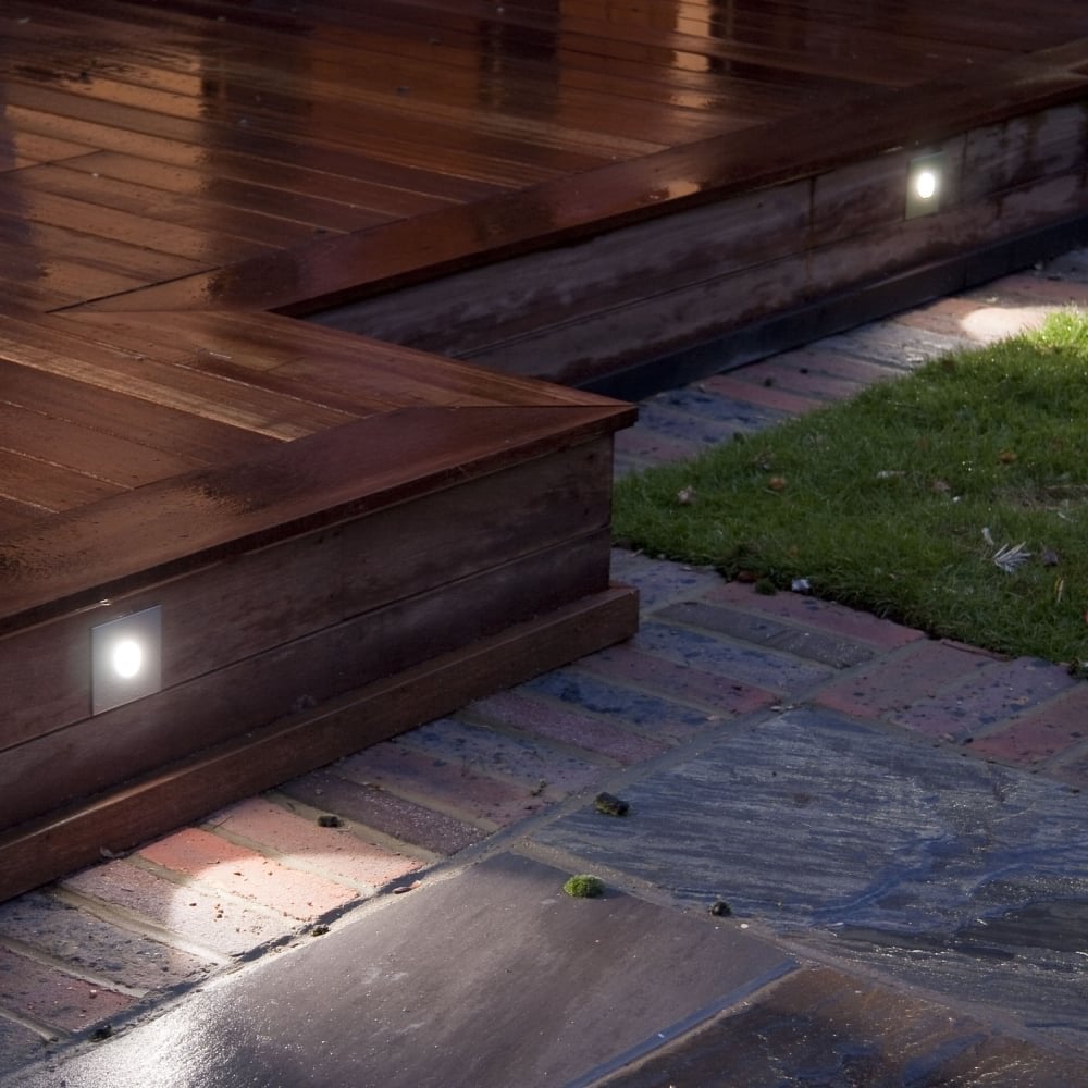 Tango LED Outdoor Recess Wall Light In White Finish IP65 1175001