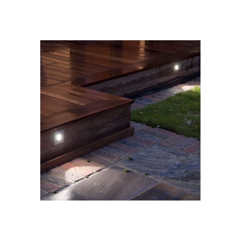 Tango LED Outdoor Recessed Wall Light In Stainless Steel Finish IP65 1175002