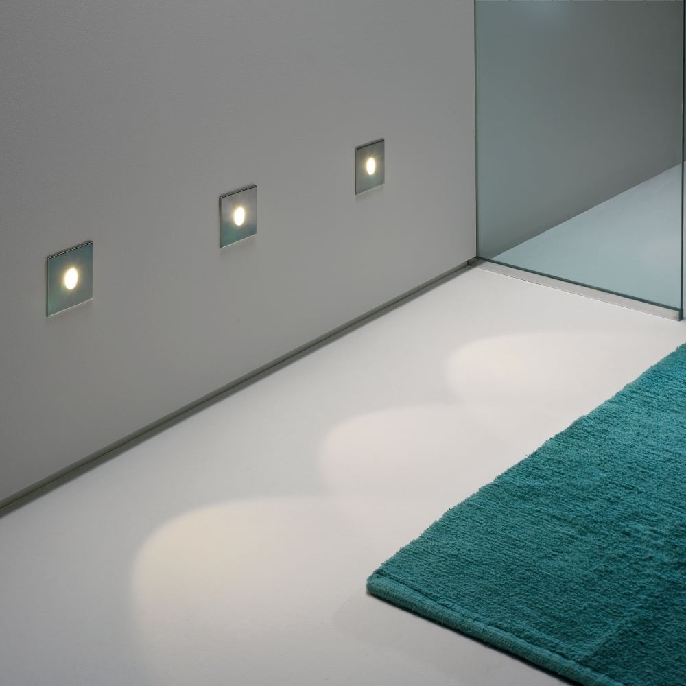 Tango LED Outdoor Recessed Wall Light In Black Finish IP65 1175004