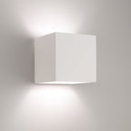 Pienza Square Wall Light In Plaster Finish 1196001