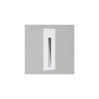 Borgo 55 LED Recessed Wall Light In Matt White Finish 1212001
