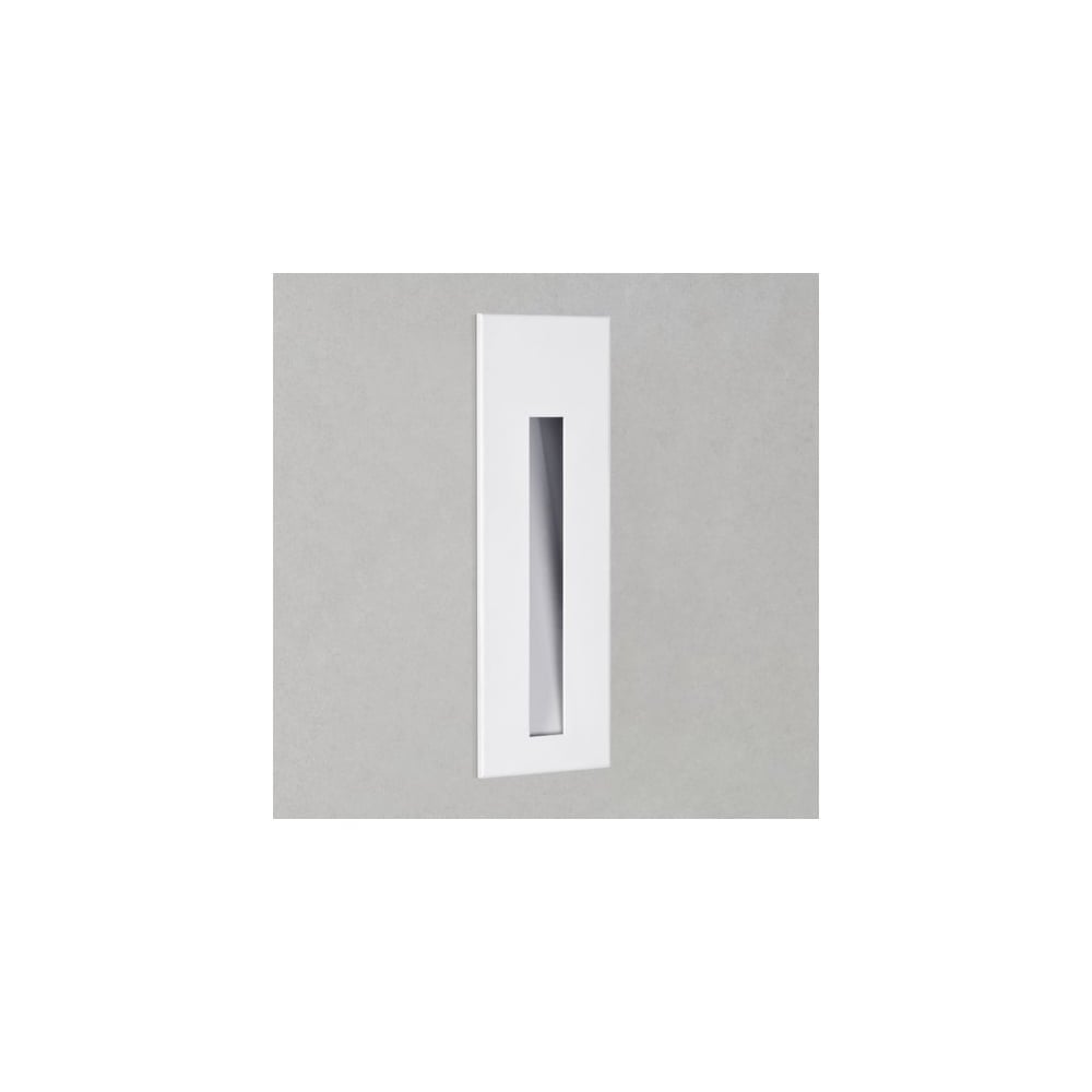 Borgo 55 LED Recessed Wall Light In Matt White Finish 1212001