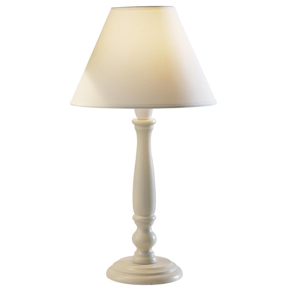 Regal Small Table Lamp In Cream Finish With Cream Shade REG4233