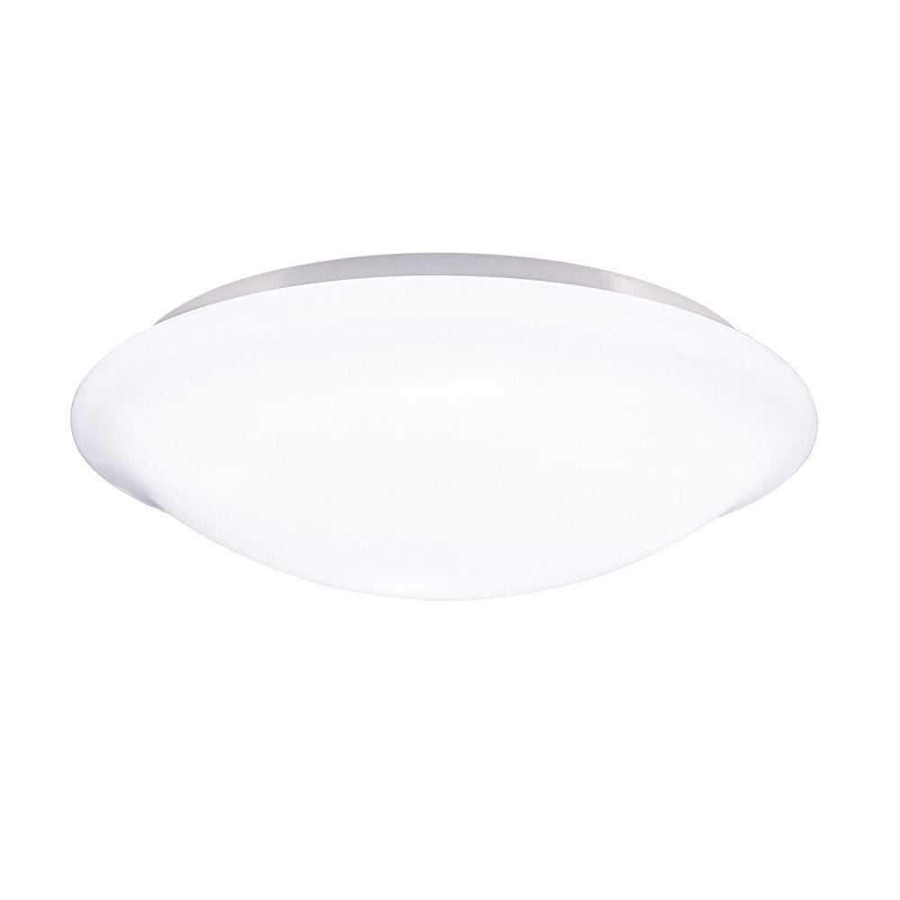 Skye Round Bathroom Flush Ceiling Light With White Acrylic Shade IP44 SKY522