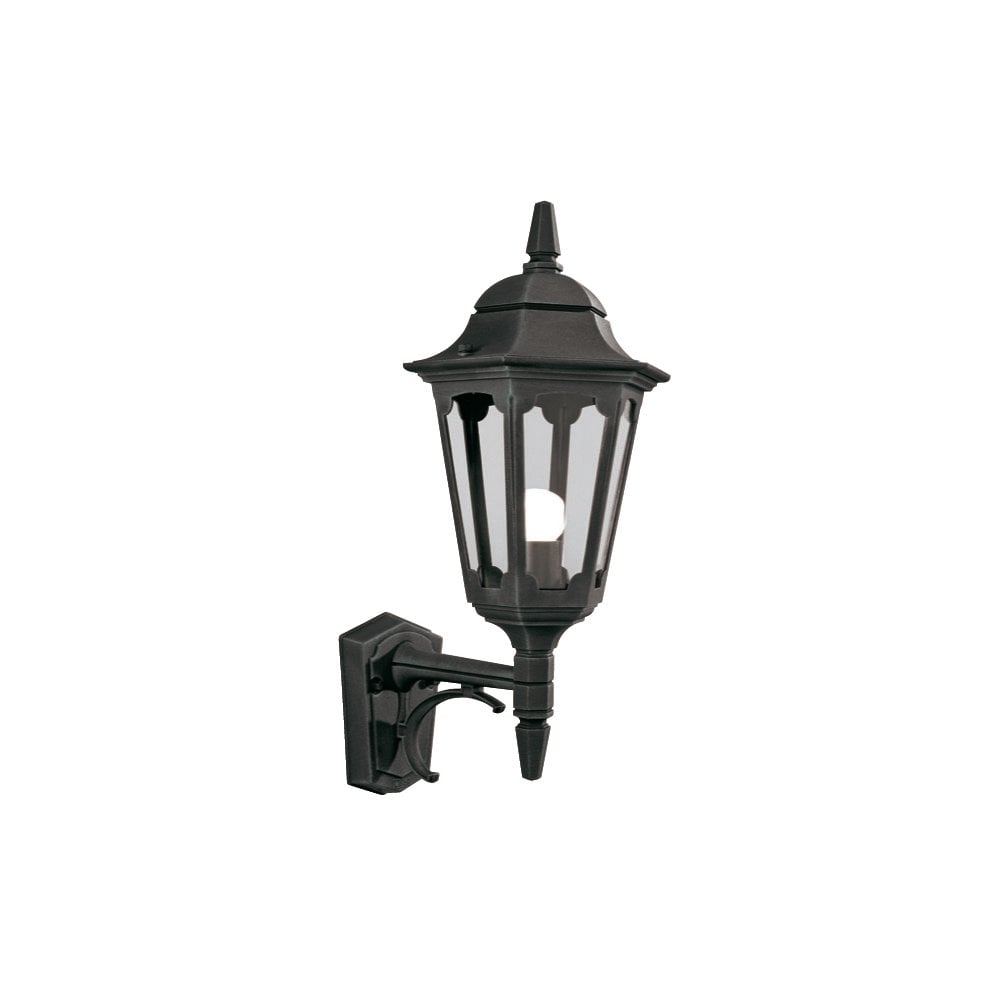 Parish Classic Outdoor Wall Lantern In Black Finish IP44 PR1 BLACK
