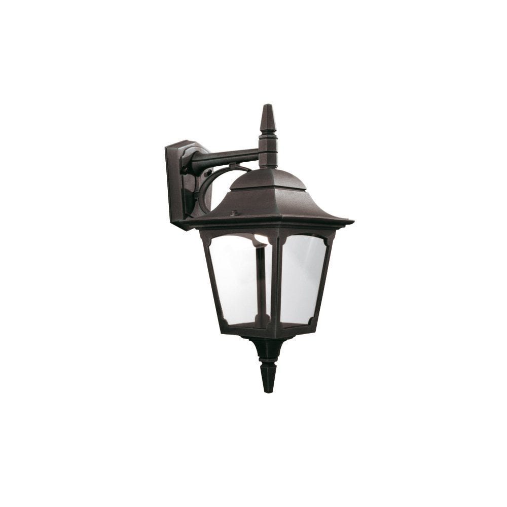 Chapel Classic Outdoor Wall Lantern In Black Finish IP44 CP2 BLACK