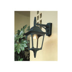 Chapel Classic Outdoor Wall Lantern In Black Finish IP44 CP2 BLACK
