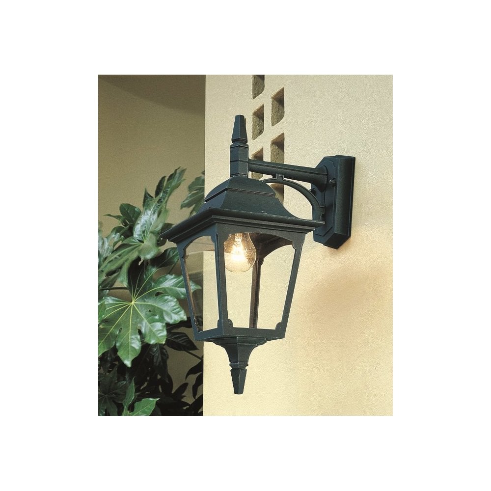 Chapel Classic Outdoor Wall Lantern In Black Finish IP44 CP2 BLACK