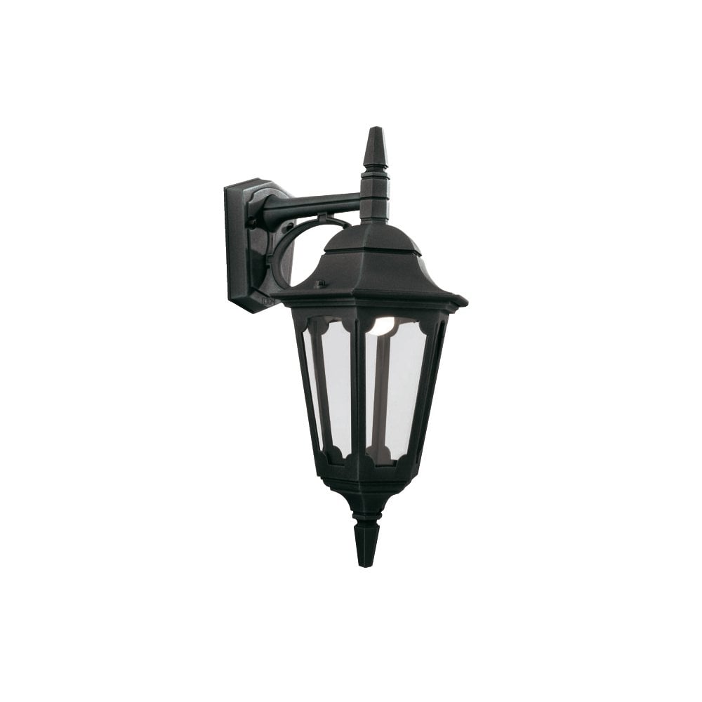 Parish Outdoor Wall Lantern In Black Finish PR2 BLACK