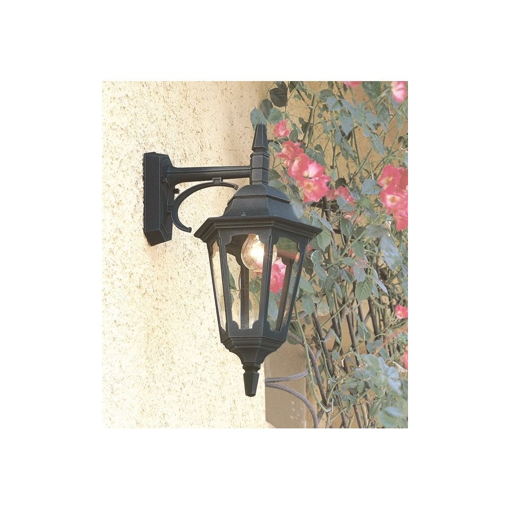 Parish Outdoor Wall Lantern In Black Finish PR2 BLACK