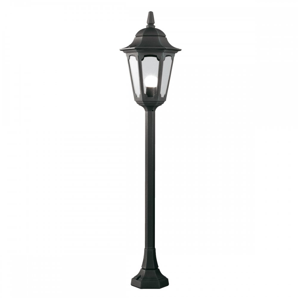 Parish Outdoor Pillar Lantern In Black Finish IP44 PR5 BLACK