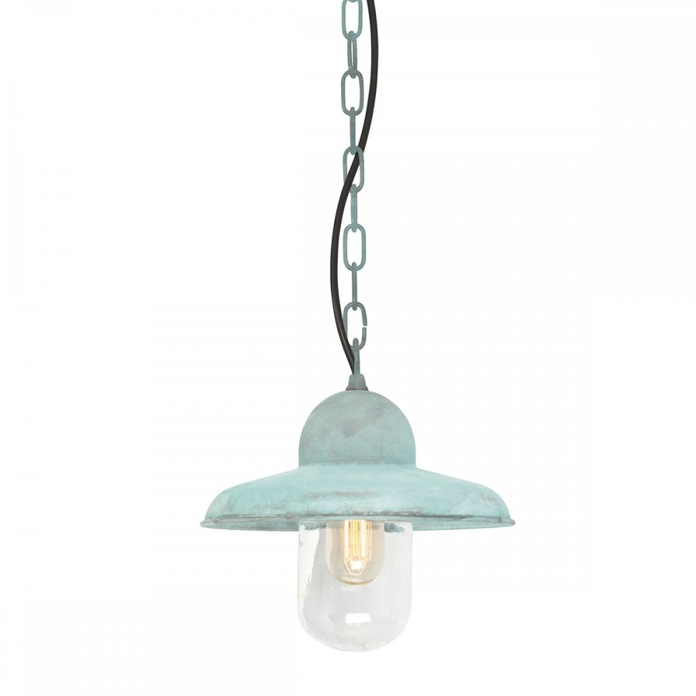 Somerton Outdoor Pendant Light In Verdigris Finish IP44 SOMERTON CH V