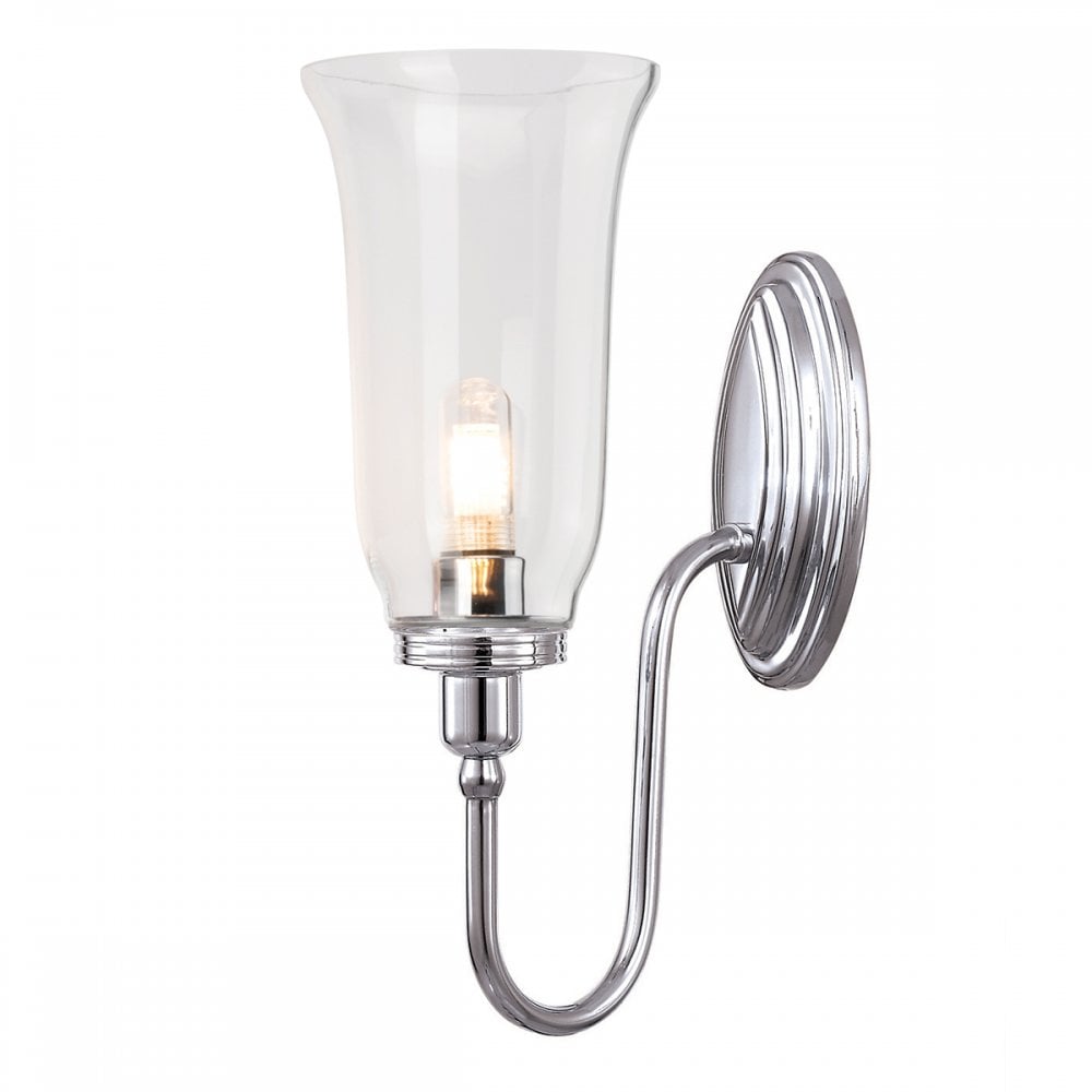 Blake Bathroom LED Wall Light In Polished Chrome Finish BATH/BLAKE2 PC