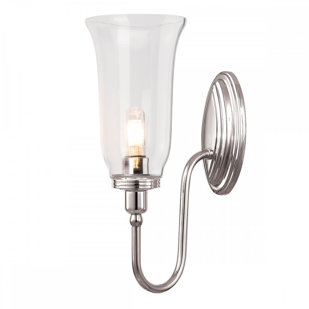 Blake Bathroom LED Wall Light In Polished Nickel Finish BATH/BLAKE2 PN