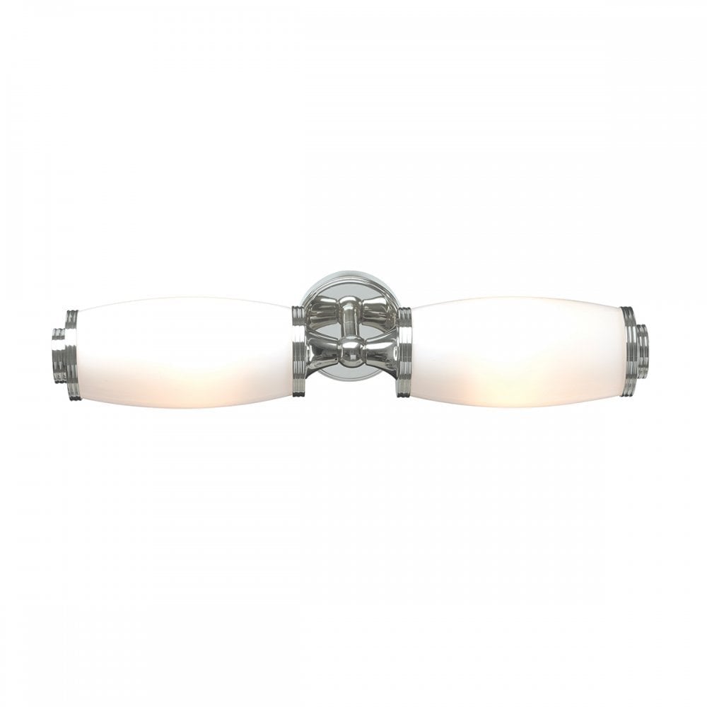Eliot Bathroom Twin Wall Light In Polished Chrome Finish BATH/ELIOT2 PC