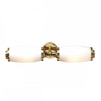 Eliot Bathroom Twin Wall Light In Polished Brass Finish BATH/ELIOT2 PB