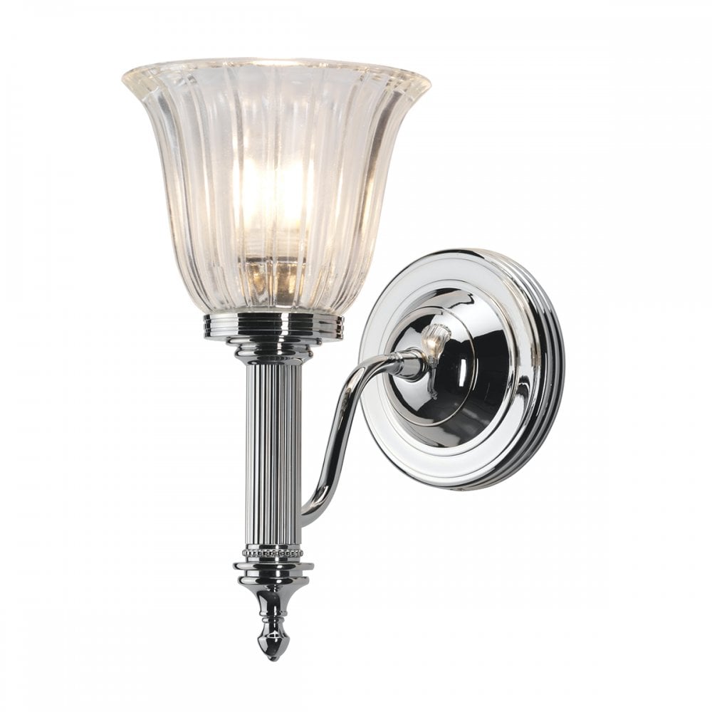 Carroll Bathroom LED Wall Light In Polished Chrome Finish BATH/CARROLL1 PC