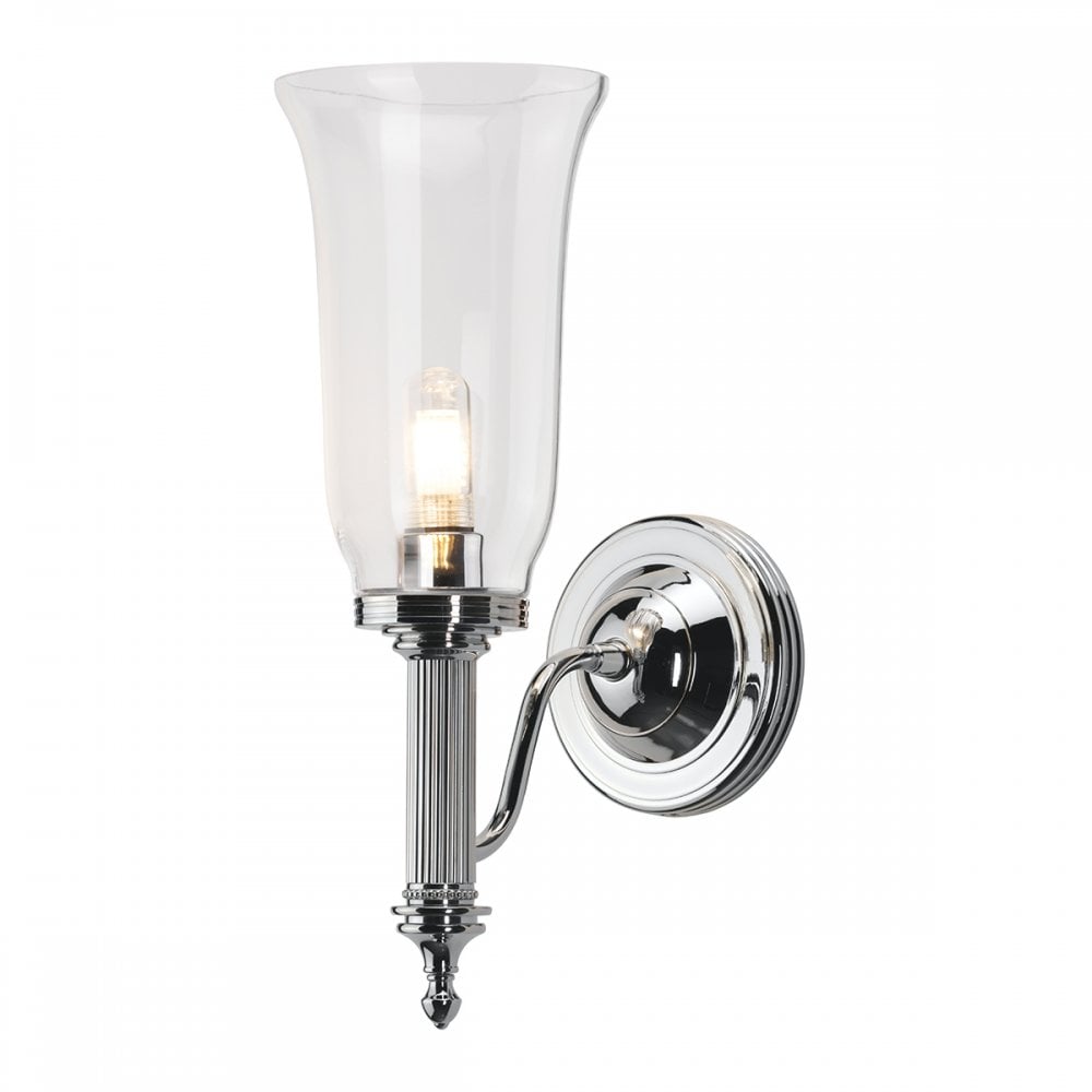 Carroll Bathroom LED Wall Light In Polished Chrome Finish BATH/CARROLL2 PC