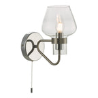 Keta Wall Light In Satin Chrome Finish KET0746