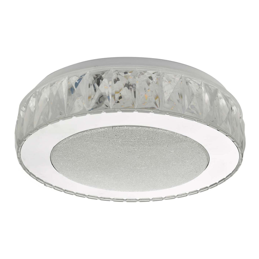 Akelia Stylish LED Small Flush Ceiling Light With Acrylic Crystal AKE5208