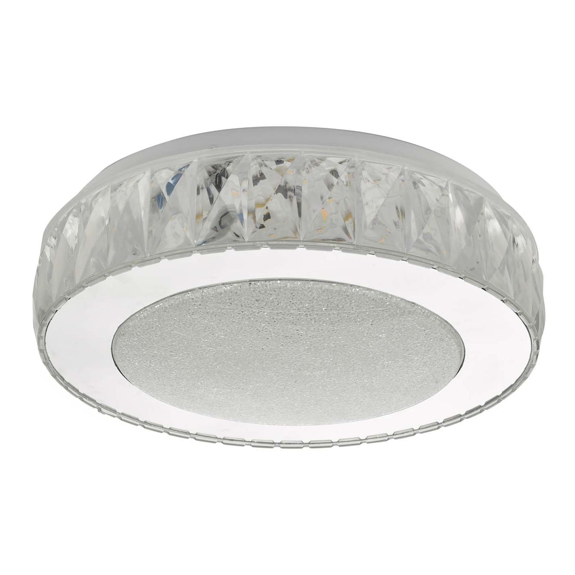Akelia Stylish LED Small Flush Ceiling Light With Acrylic Crystal AKE5208
