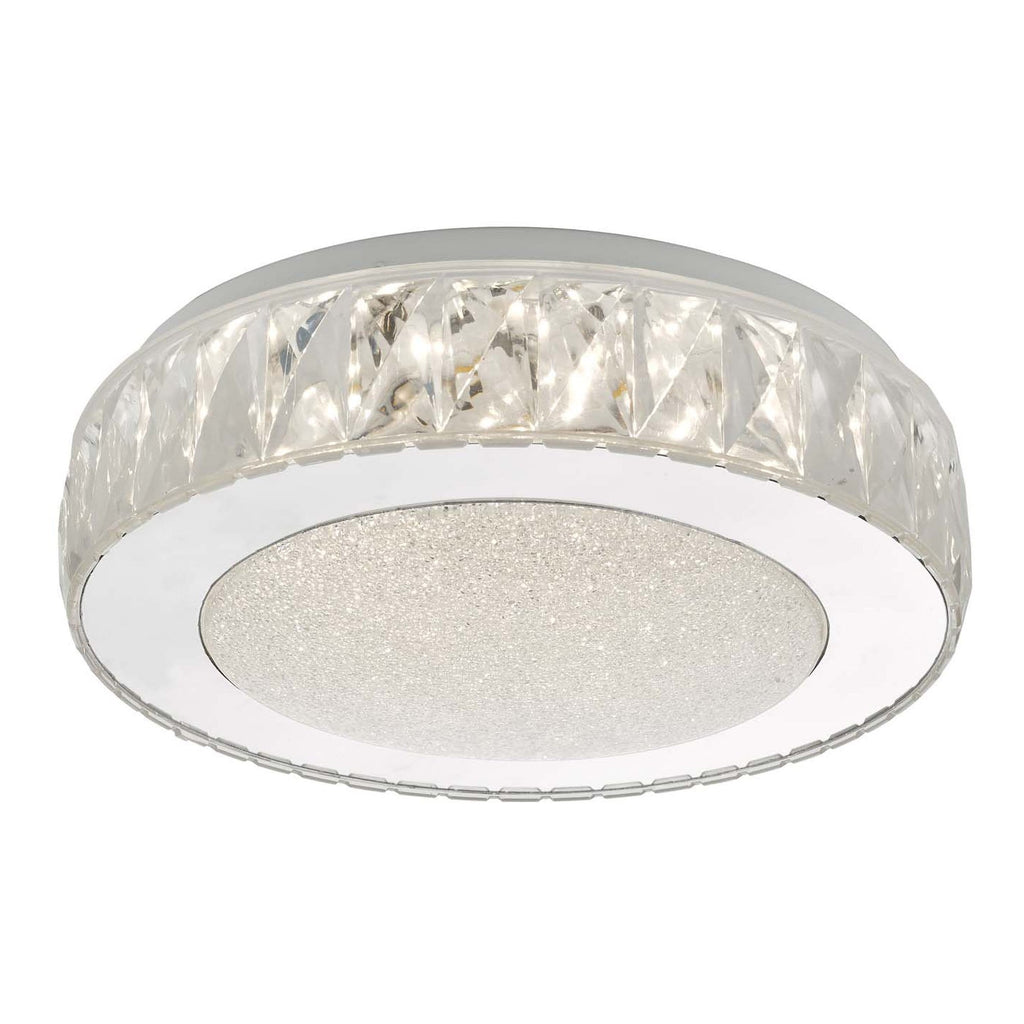 Akelia Stylish LED Small Flush Ceiling Light With Acrylic Crystal AKE5208